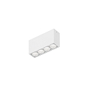 ceiling luminaire LINOO SURFACE 4.0 4 flames, square IP20, white matt, white glossy dimmable