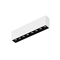 ceiling luminaire LINOO SURFACE 8.0 8 flames, square IP20, white matt, white glossy dimmable