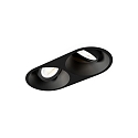 Einbaustrahler DEEP 2.0 PAR16, 2x GU10 max. 12W, Schwarz