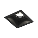 LED Deckeneinbau-Strahler PLANO IP44 1.0, IP44/20, 1-flammig, 17V, 6/9W, CRi >90, starr, 2700K 15�, mattschwarz