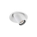 LED Halbeinbau-Strahler BLIEK ROUND 1.0, Zylinder-Spot, 17V, 6/9W, CRi >90, kardanisch, Clipfedern, 2700K 15�, wei�