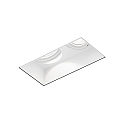 LED Deckeneinbau-Strahler STRANGE 2.0, IP20, 2-flammig, 17V, 12/18W, CRi >90, UGR <16, kardanisch, 3000K 15�, wei�