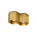 Deckenleuchte HEXO 2.0 PAR16, 2x GU10 max. 12W, Gold