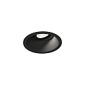 ceiling recessed luminaire DEEP ADJUST PETIT 1.0 with leaf springs, cardanic swivelling IP20, mat, deep black dimmable