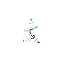 LED 1-phase track spot SARA 1.0, 8W 2700K, dimmable, black