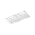 LED Einbaustrahler STRANGE PETIT TRIMLESS 2.0, IP20, 350mA, CRi >90, kardanisch, Clipfedern, 12W 3000K 15�, mattwei�