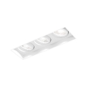 LED Einbaustrahler STRANGE PETIT TRIMLESS 3.0, IP20, 350mA, CRi >90, kardanisch, Clipfedern, 18W 2700K 56�, mattwei�