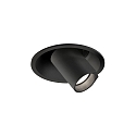 recessed luminaire BLIEK PETIT CEILING REC 1.0 IP20, black matt  6W 355lm 2000 | 3000K 20-40� 20-40� CRI 90-100