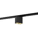 1-phase spot PIRRO SPOT ON TRACK 2.0 2 flames, incl. 1-phase adapter IP20, gold, black matt dimmable