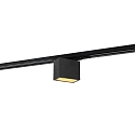 1-phase spot PIRRO OPAL ON TRACK 2.0 incl. 1-phase adapter IP20, gold, black matt dimmable