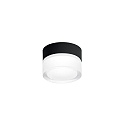 wall and ceiling luminaire MIRBI SURFACE 1.0 round IP44, black matt dimmable