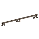LED Decken-Strahlerleiste CENO 6.0, 6-flammig, 115cm, 230V, CRi >90, dimmbar, verstellbar, dimmbar, 42W 3000K 31�, bronze