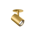 LED Recessed spot CENO 1.0, 2700K, CRi >90, rotatable/swivelling, dimmable, gold
