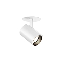 LED Recessed spot CENO 1.0, 1800-2700K, CRi >95, rotatable/swivelling, dimmable, white
