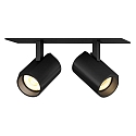 LED Recessed spot CENO 2.0, 2 flames, 2700K, CRi >90, rotatable/swivelling, dimmable, black