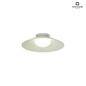 ceiling luminaire CLEA CEILING SURF 1.0 IP20, jade dimmable