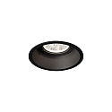LED Einbaustrahler DEEP 1.0, IP20, 350/500mA, 7/10W 4000K, CRi >90, mit Standard-Federn, schwarz