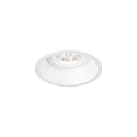LED Recessed spot DEEP 1.0, IP20, 350/500mA, 7/10W 4000K, CRi >90, with standard springs, white