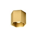 LED Deckenleuchte HEXO CEILING SURFACE 1.0, IP20, 1-flammig, 8W 2000-3000K, CRi >90, dim2warm, gold