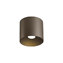 LED Deckenleuchte RAY CEILING SURFACE 1.0, IP20, 1-flammig, 8W 3000K, DALI dimmbar, bronze