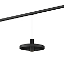 1-phase pendant luminaire ODREY ON TRACK 1.2 incl. 1-phase adapter GU10 IP20, black matt