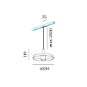Wever & Ducr� 1-Phasen Pendelleuchte ODREY ON TRACK 1.2 PAR16, GU10, IP20, wei�
