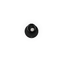 wall luminaire LECA SNOOZE 1.0 IP20, black matt dimmable