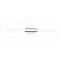 LED Wandleuchte LARRA OPAL 2.0, S14d, 8W, IP20, 3000K, 720lm, schwarz