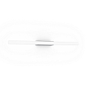 LED Wandleuchte LARRA OPAL 2.0, S14d, 8W, IP20, 3000K, 720lm, alu geb�rstet