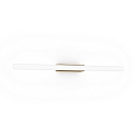 LED Wandleuchte LARRA OPAL 2.0, S14d, 8W, IP20, 3000K, 720lm, champagner