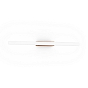 LED Wandleuchte LARRA OPAL 2.0, S14d, 8W, IP20, 3000K, 720lm, kupfer