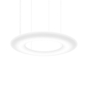 LED Design Pendant luminaire GIGANT 16.0, � 160cm, steel / LLDPE, white, 3000K