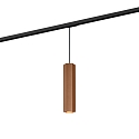 Pendant luminaire HEXO 3.0 PAR16 for 1-phase tracks, GU10 max. 12W, copper
