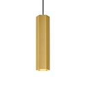 LED Pendelleuchte HEXO MULTI 3.0, 6W 3000K, CRi >90, ohne Baldachin, gold