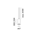 Wever & Ducr� LED Pendelleuchte RAY MULTI 2.0, 6W 2700K, CRi >90, dimmbar, kupfer
