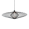 Pendelleuchte WIRO 3.0 DIAMOND CEILING SUSP E27 B 6.0m cable max. 60W T30-300 220-240VAC, IP20, schwarz