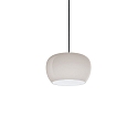 LED Design-Pendelleuchte WETRO 2.0, � 22.5cm, 1-flammig, 11W 1850-2800K, CRi >90, dim-to-warm, Glas, dunkeltaupe/wei�