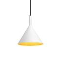 LED Design Pendant luminaire SHIEK 3.0, � 25.2cm, 11W 1800-2850K, CRi >90, dimmable, white gold
