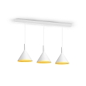 Wever & Ducr� LED Design Pendant luminaire SHIEK 3.0, � 25.2cm, 11W 1800-2850K, CRi >90, dimmable, white gold