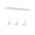 Wever & Ducr� LED Design-Pendelleuchte SHIEK 3.0, � 25.2cm, 11W 1800-2850K, CRi >90, dim-to-warm, ohne Baldachin (Kabel offen), wei�