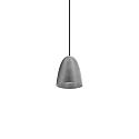 pendant luminaire COZY CONE 2.0 IP20, sanded aluminium