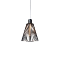 Pendelleuchte WIRO 1.0 CONE CEILING SUSP E27 B 2.6m cable max. 60W T30-225 220-240VAC, IP20, schwarz