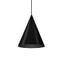 LED Design Pendant luminaire DINOR 1.0, � 38cm, 11W 1800-2850K, dimmable, black