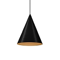 LED Design Pendant luminaire DINOR 1.0, � 38cm, 11W 1800-2850K, dimmable, black gold