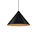 LED Design-Pendelleuchte DINOR 2.0, � 57cm, 11W 1800-2850K, dim-to-warm, schwarz-gold