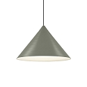 LED Design Pendant luminaire DINOR 2.0, � 57cm, 11W 1800-2850K, dimmable, green / grey white
