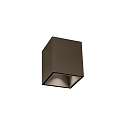 LED Aufbau-Downlight BOX MINI 1.0, IP20, 7x7cm, 230V, CRi >90, dimmbar, 3000K 30�, bronze