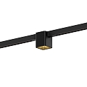 LED Schienenstrahler DOCUS ON STREX 1.0, 25�, 48V, 7W, 3000K, 470lm, IP20, dimmbar, Schiene schwarz / Leuchte schwarz/gold