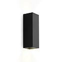 Wandleuchte BOX MINI 2.0 PAR16, Up&Down, 2x GU10 max. 12W, Schwarz