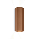 Wall luminaire HEXO MINI 2.0 PAR16, 2x GU10 max. 12W, copper